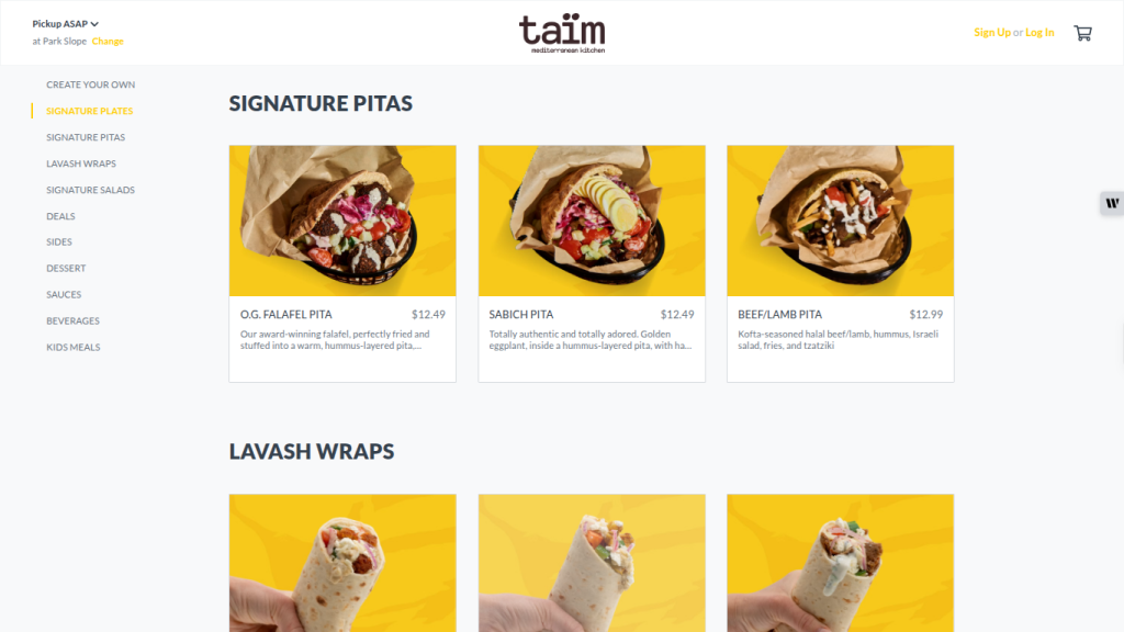Taïm Mediterranean Kitchen
