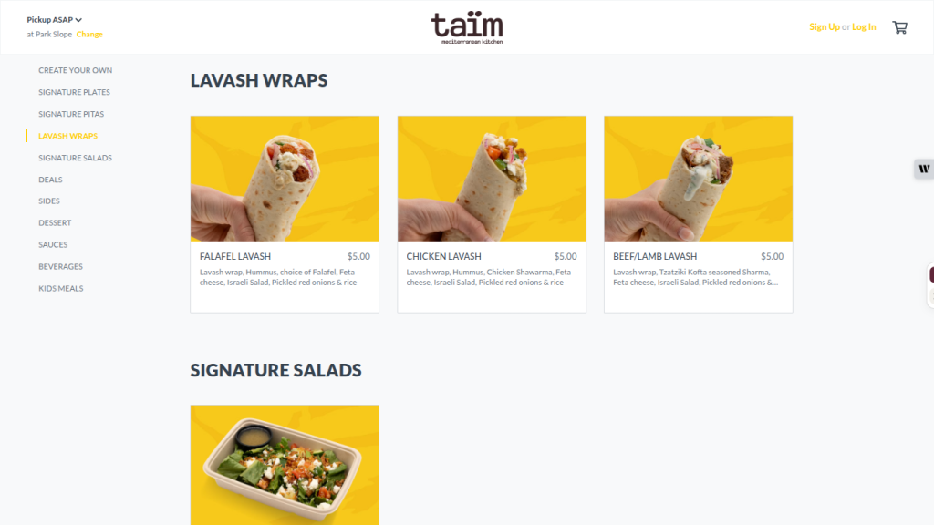 Taïm Mediterranean Kitchen